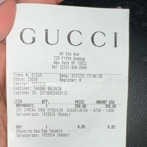 Gucci sandals never worn